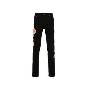 AMIRI Patchwork Distressed Denim Jeans Men BLACK OD Pants